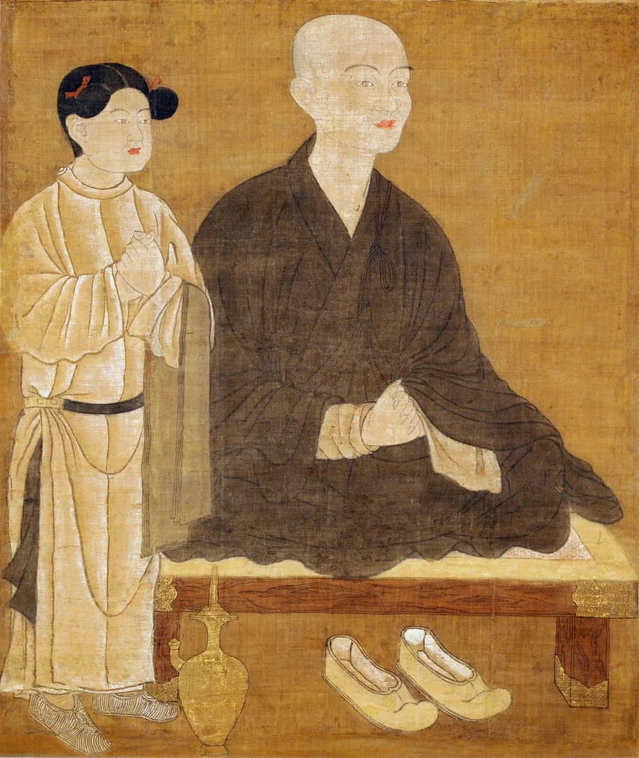 恵果和尚像