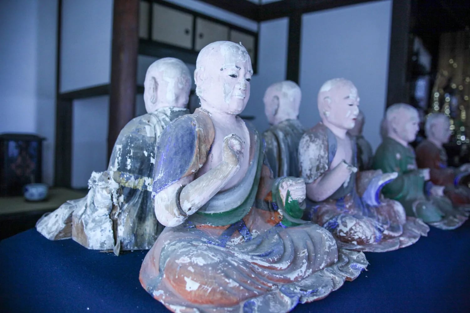八祖大師像 修繕