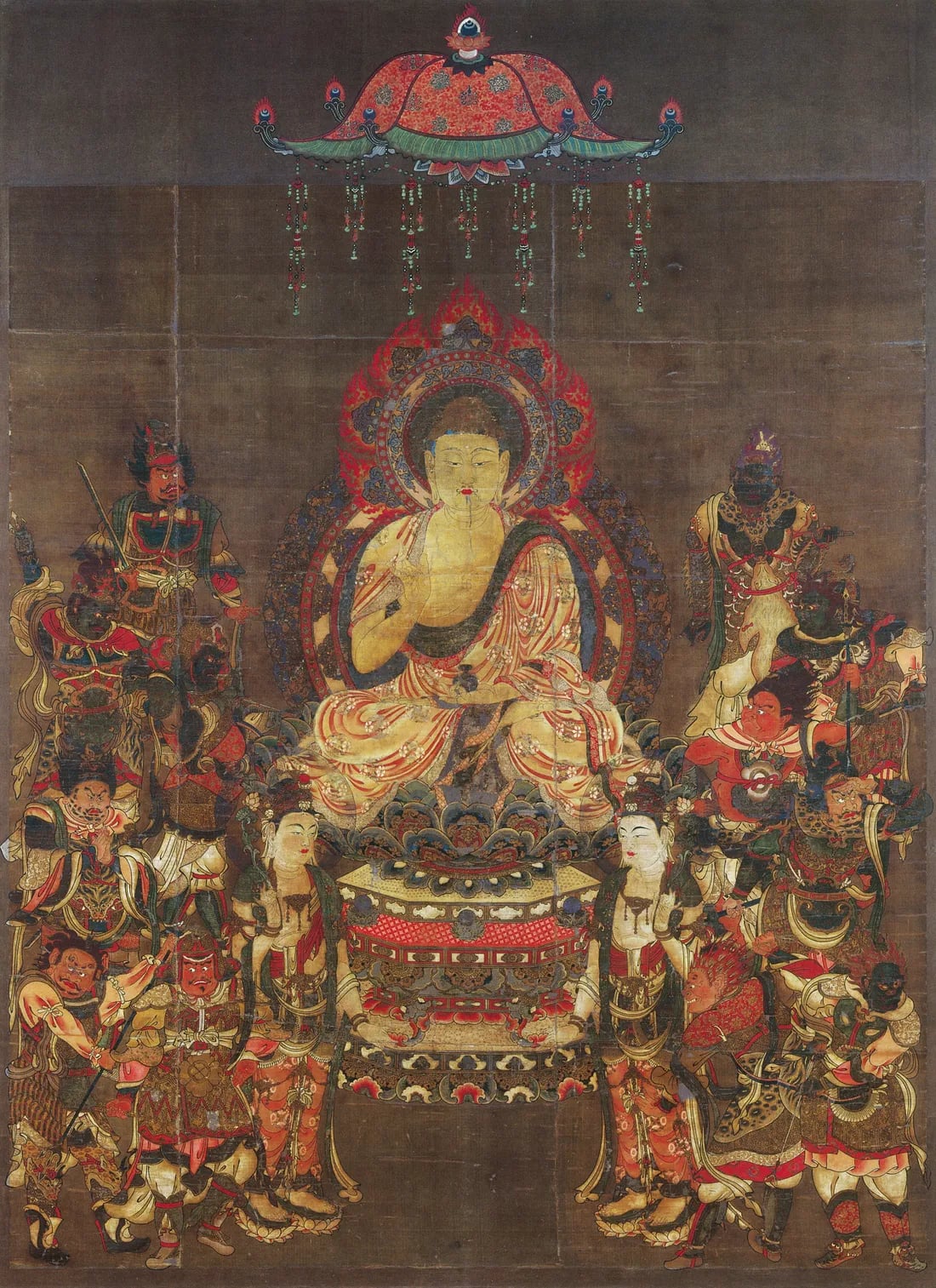 薬師如来(薬師十二神将像)